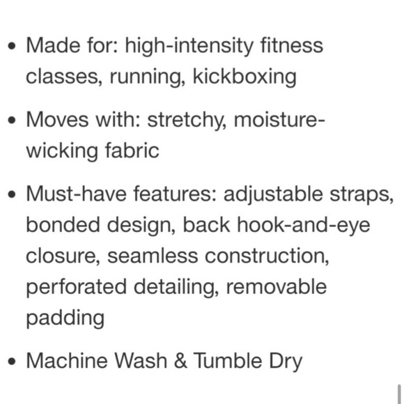 All In Motion Seamless High Support Bra NWT - Picture 9 of 10